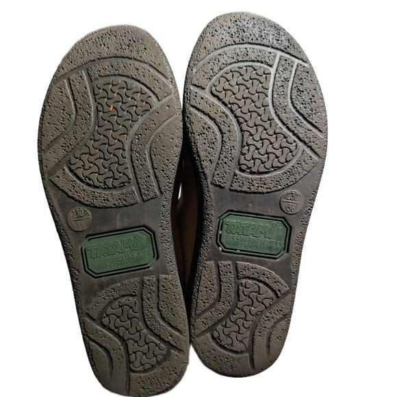 Birkenstock Tatami Beige Leather 3 Strap Florida Slide Sandals 36 5 Narrow - Picture 5 of 6